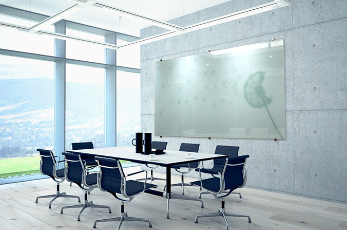 Glass Whiteboard Meeting Room