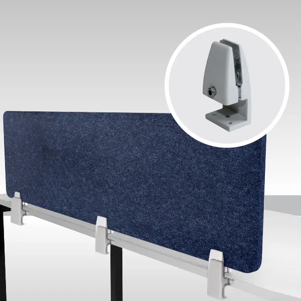 Desk Partition Clamp in School Environment