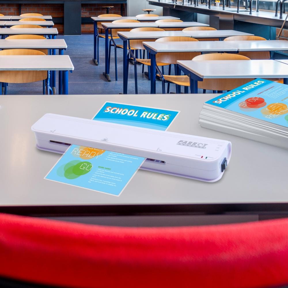Laminator in Office Environment