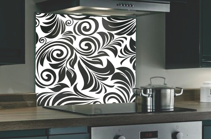 Swirl Hob Splashback