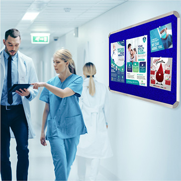 Information Board in Hospital Environment
