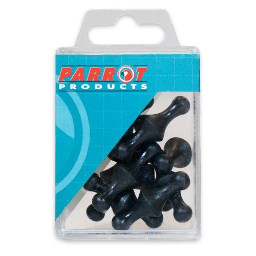 Magnetic Map Pins (Box 25 - Size:16mm - Black)
